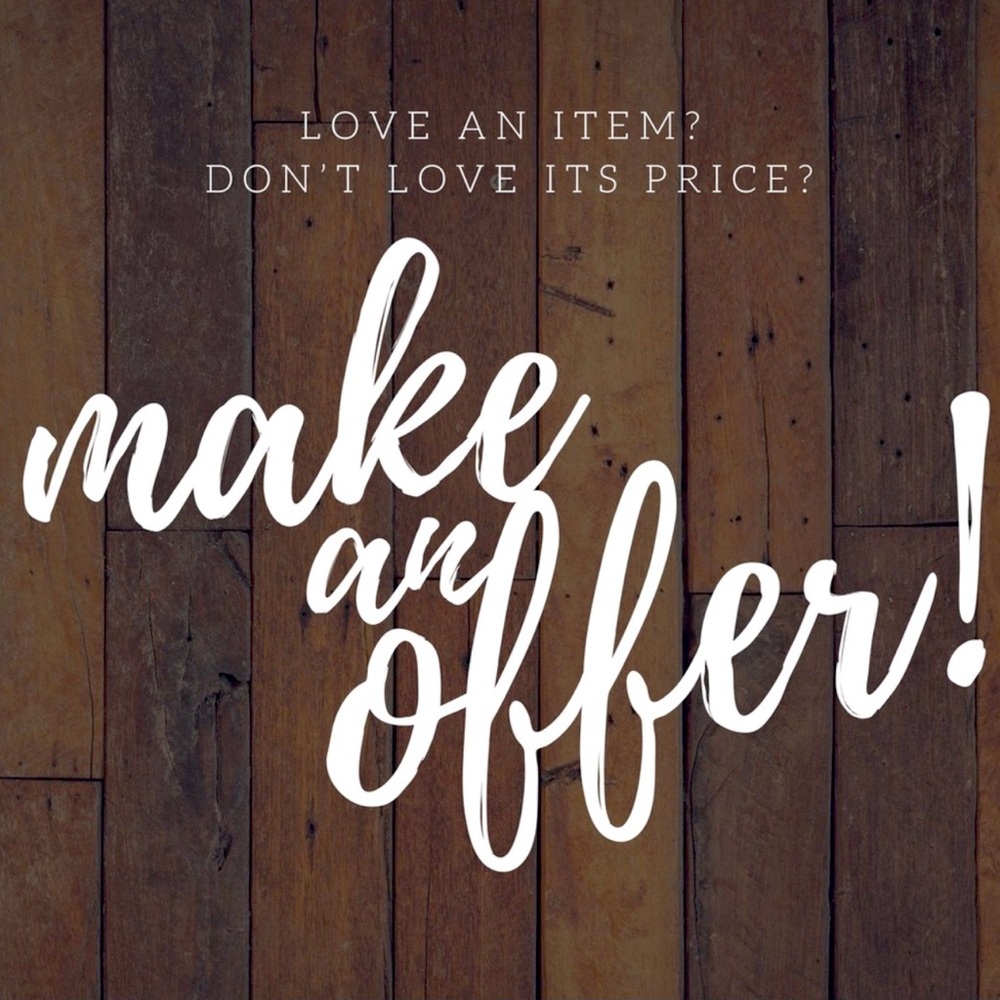 Offers welcome!